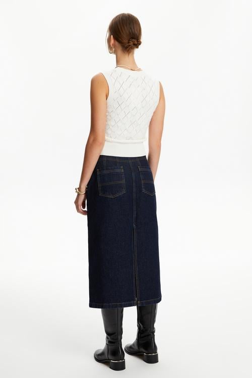  AJURLU TRİKO SÜVETER