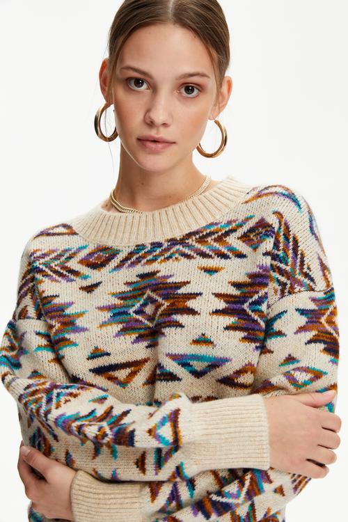  JAKARLI BİSİKLET YAKA TRİKO KAZAK