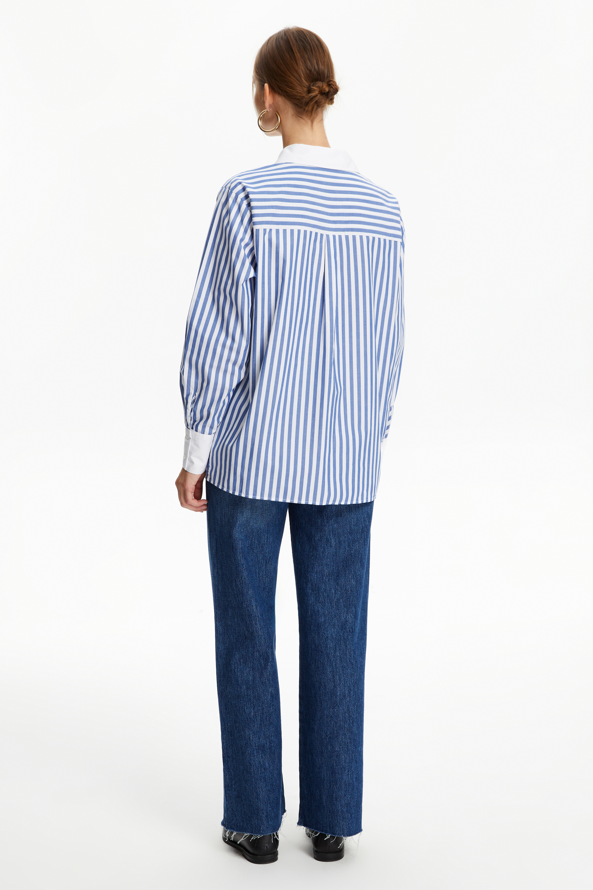 RAHAT KESİM ÇİZGİLİ GÖMLEK