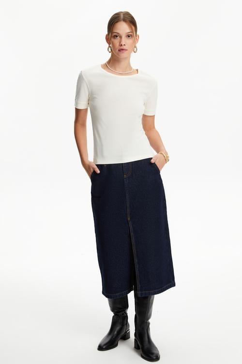  BİSİKLET YAKA KISA KOLLU T-SHIRT