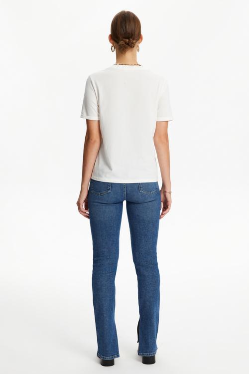  V YAKA KISA KOLLU T-SHIRT