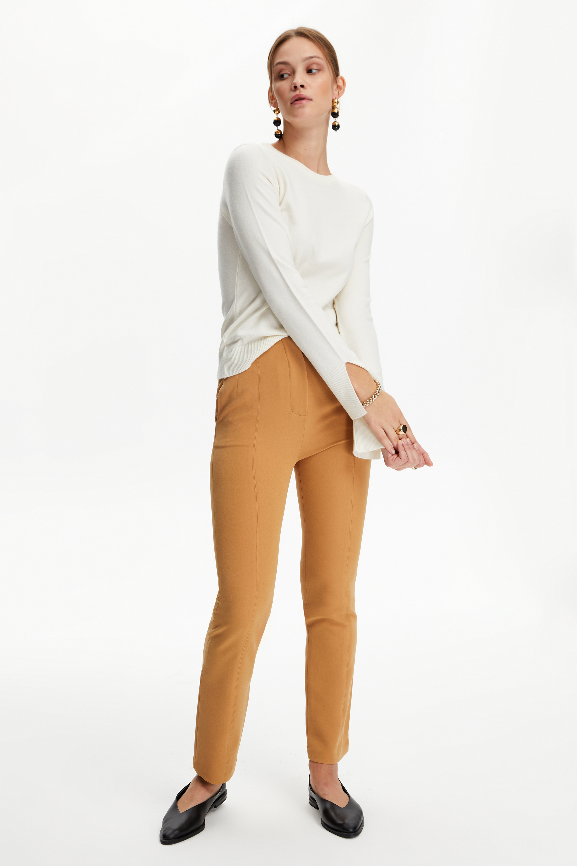 BİSİKLET YAKA TRİKO KAZAK