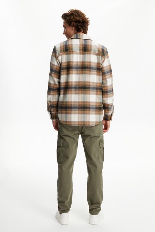 YÜN KARIŞIMLI EKOSELİ CEKET GÖMLEK