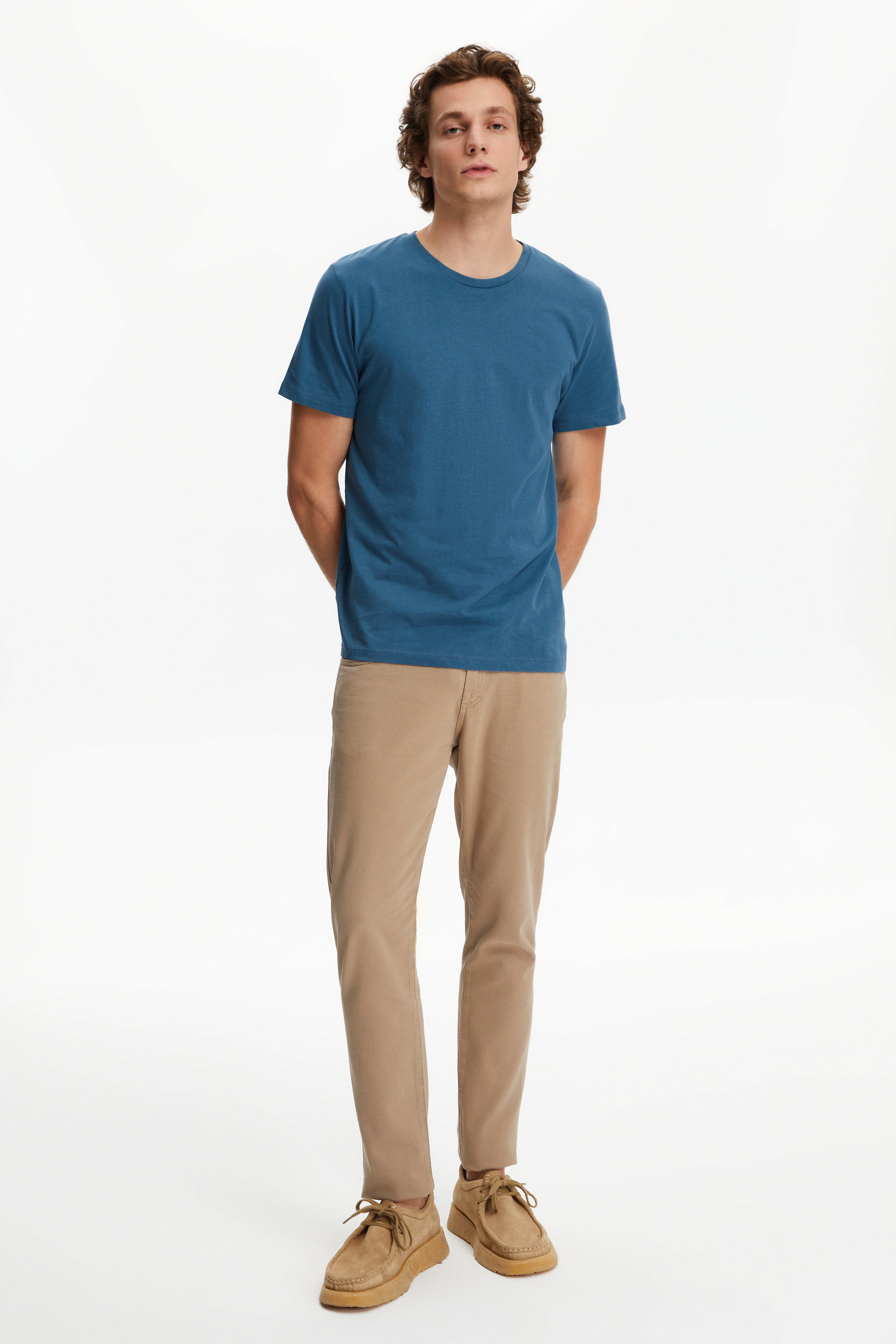 LİYOSEL KARIŞIMLI SLIM FIT PANTOLON