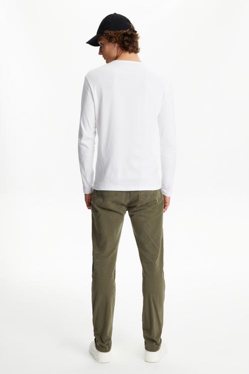  BİSİKLET YAKA UZUN KOLLU T-SHIRT