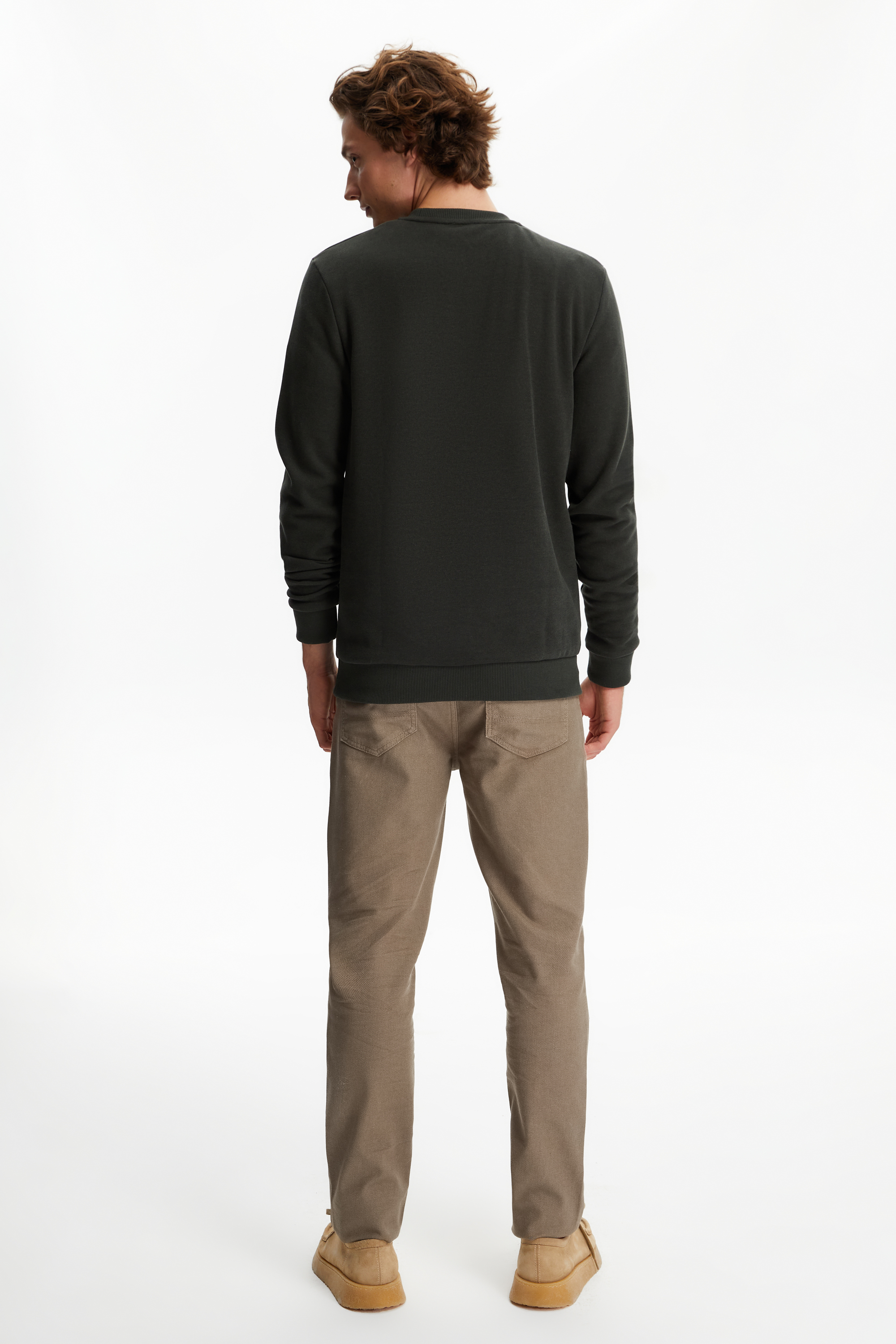 BİSİKLET YAKA SWEATSHIRT