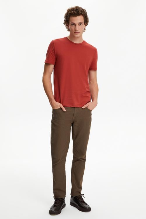  BİSİKLET YAKA KISA KOLLU T-SHIRT