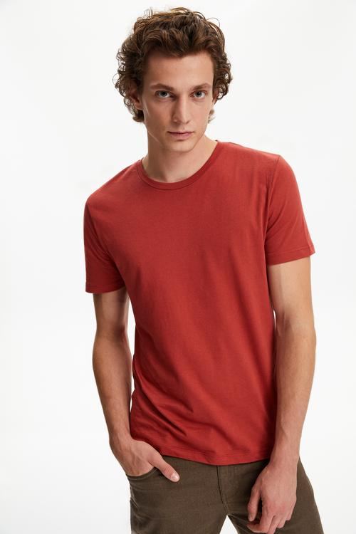  BİSİKLET YAKA KISA KOLLU T-SHIRT