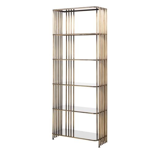 LARİDA METAL KİTAPLIK GOLD