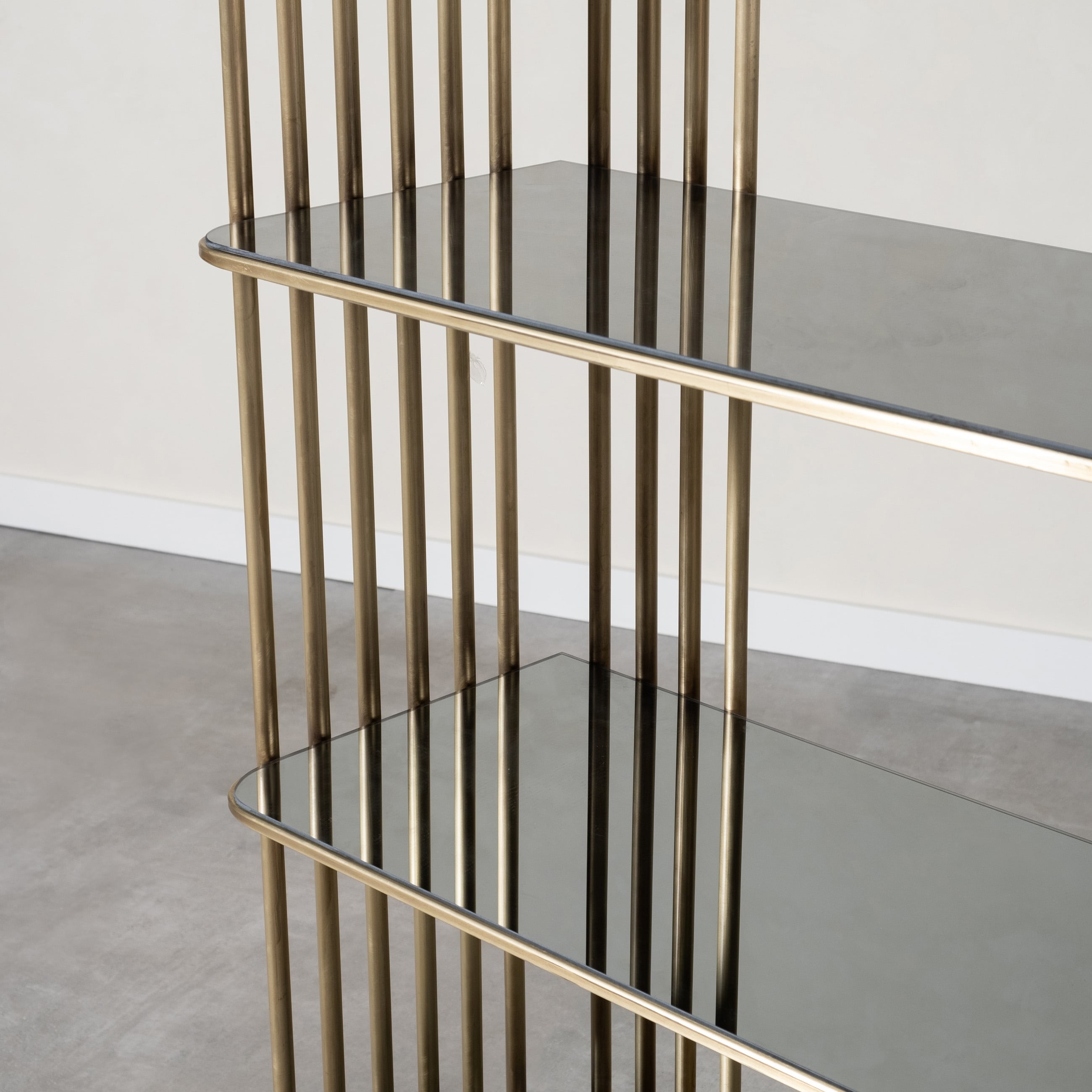 LARİDA METAL KİTAPLIK GOLD