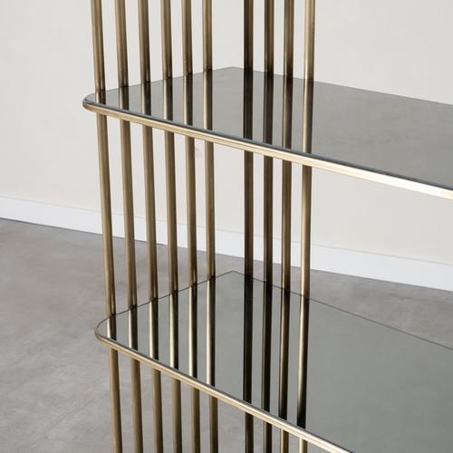  LARİDA METAL KİTAPLIK GOLD