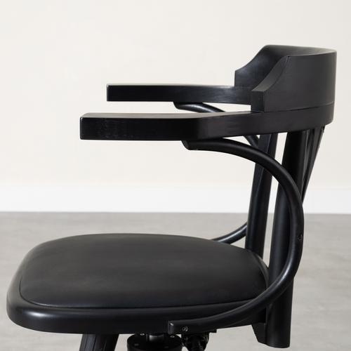  ORION MASİF AHŞAP ÇALIŞMA SANDALYESİ SİYAH