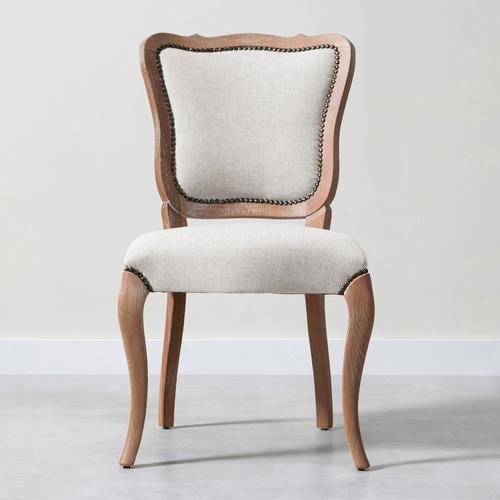  RICCARDO VINTAGE MASİF AHŞAP SANDALYE BEJ