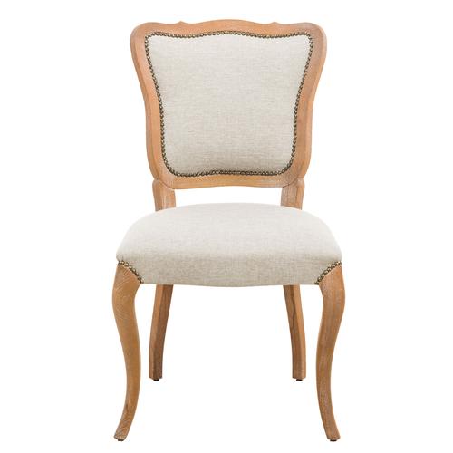 RICCARDO VINTAGE MASİF AHŞAP SANDALYE BEJ