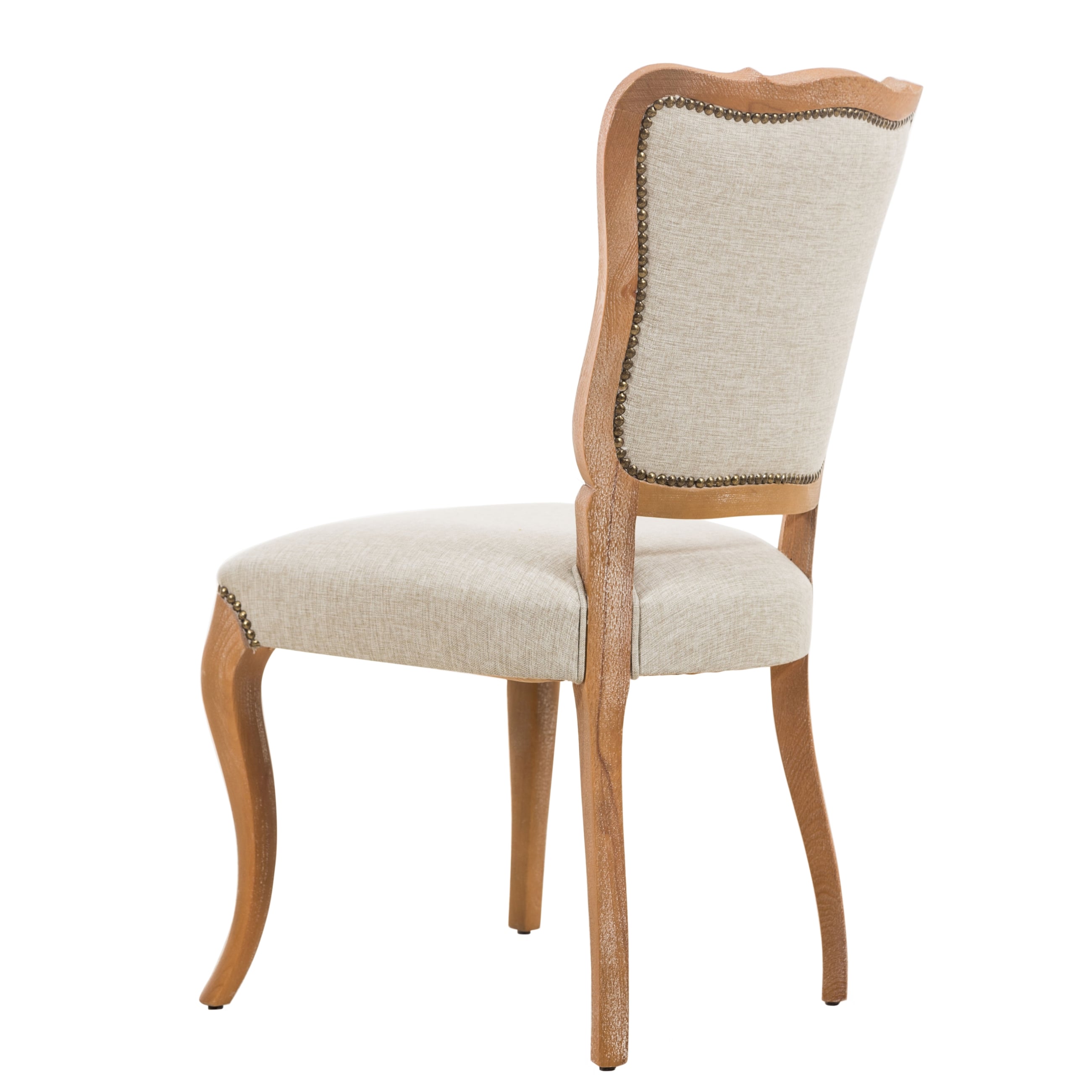 RICCARDO VINTAGE MASİF AHŞAP SANDALYE BEJ