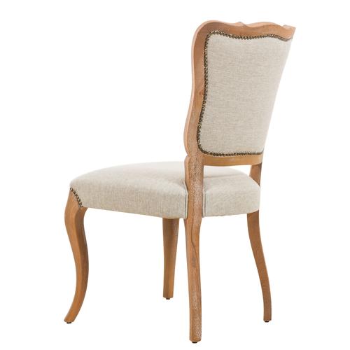 RICCARDO VINTAGE MASİF AHŞAP SANDALYE BEJ