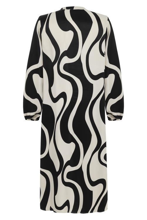  DESENLİ MİDİ GÖMLEK ELBİSE