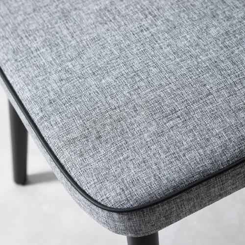  SPRING MASİF AHŞAP KUMAŞ SANDALYE GRİ