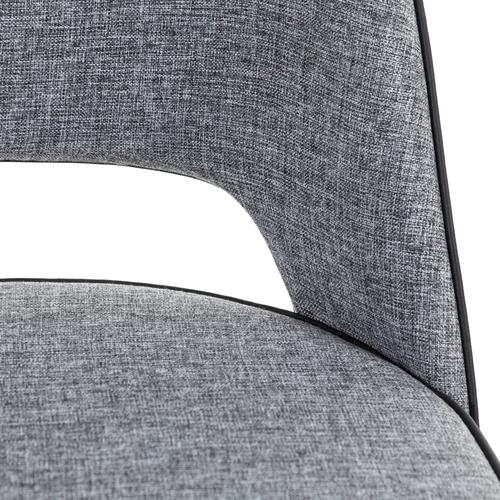  SPRING MASİF AHŞAP KUMAŞ SANDALYE GRİ