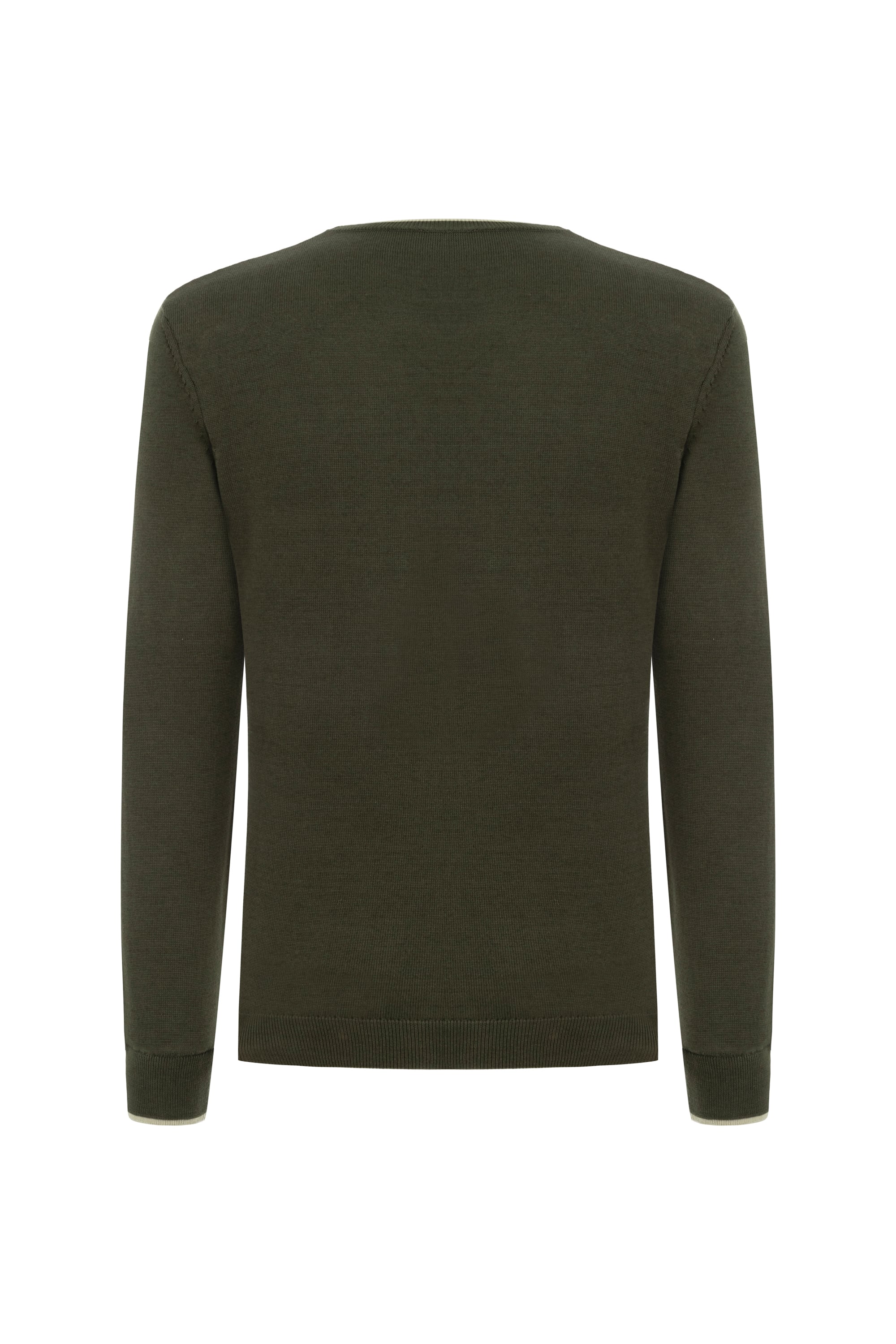 BİSİKLET YAKA TRİKO KAZAK