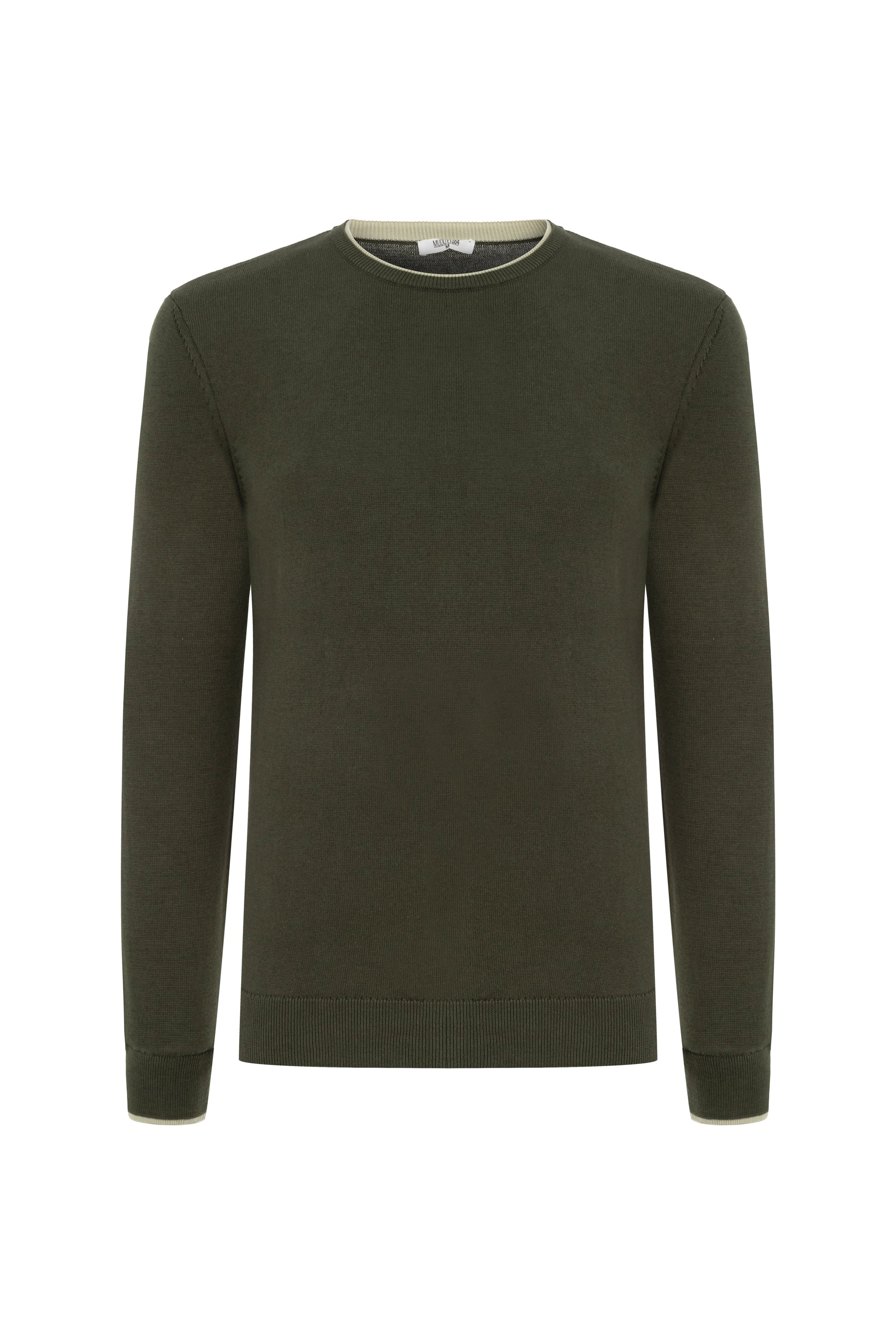 BİSİKLET YAKA TRİKO KAZAK