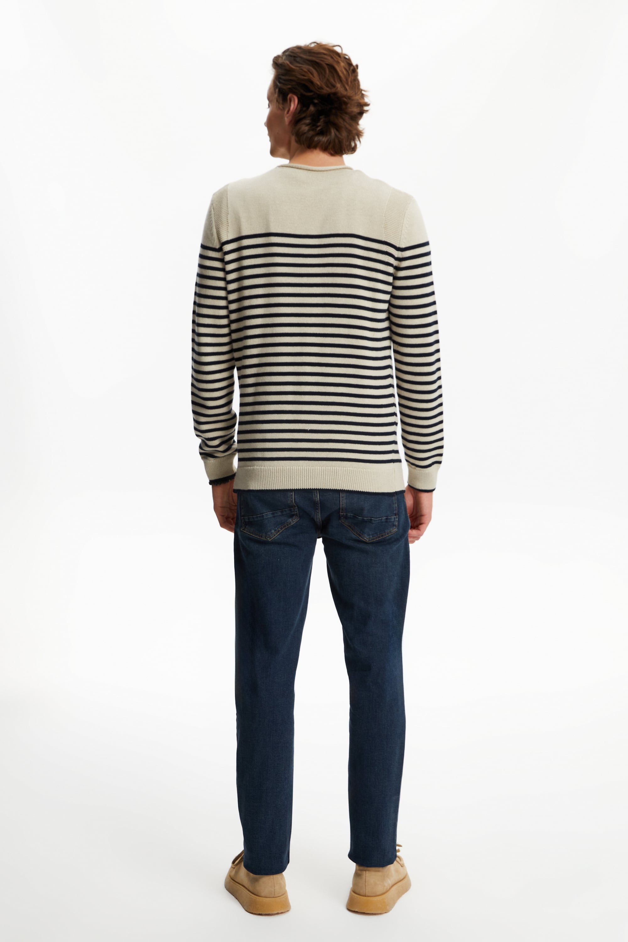 ÇİZGİLİ TRİKO KAZAK