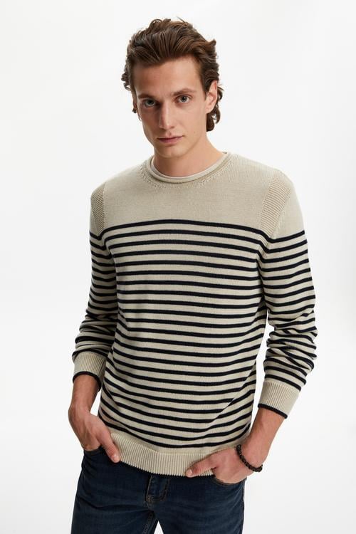  ÇİZGİLİ TRİKO KAZAK