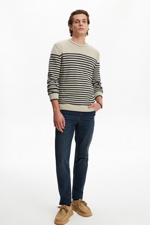  ÇİZGİLİ TRİKO KAZAK