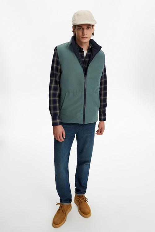  ÇİFT TARAFLI DİK YAKA YELEK