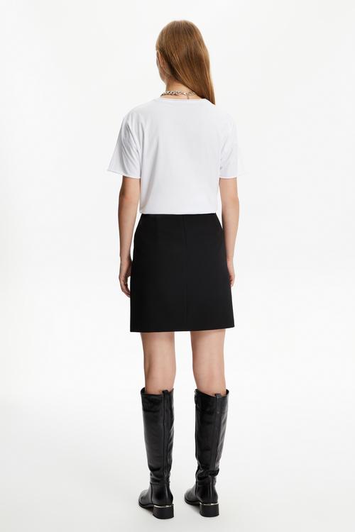  YIRTMAÇ DETAYLI MİNİ ETEK