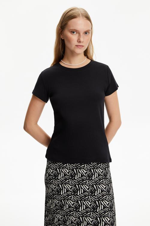  BİSİKLET YAKA KISA KOLLU T-SHIRT