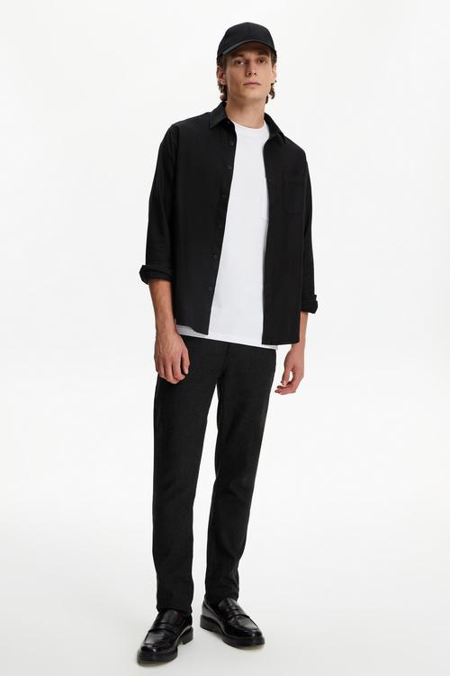  VİSKOZ KARIŞIMLI REGULAR FIT GÖMLEK