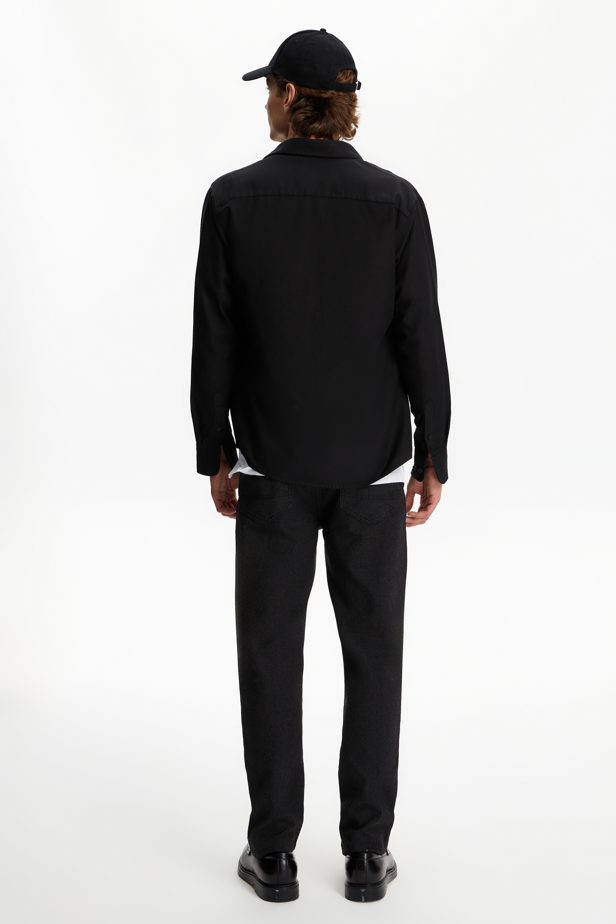 VİSKOZ KARIŞIMLI REGULAR FIT GÖMLEK