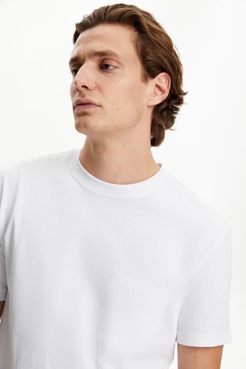  BİSİKLET YAKA KISA KOLLU T-SHIRT