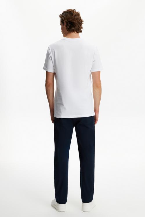  BİSİKLET YAKA KISA KOLLU T-SHIRT