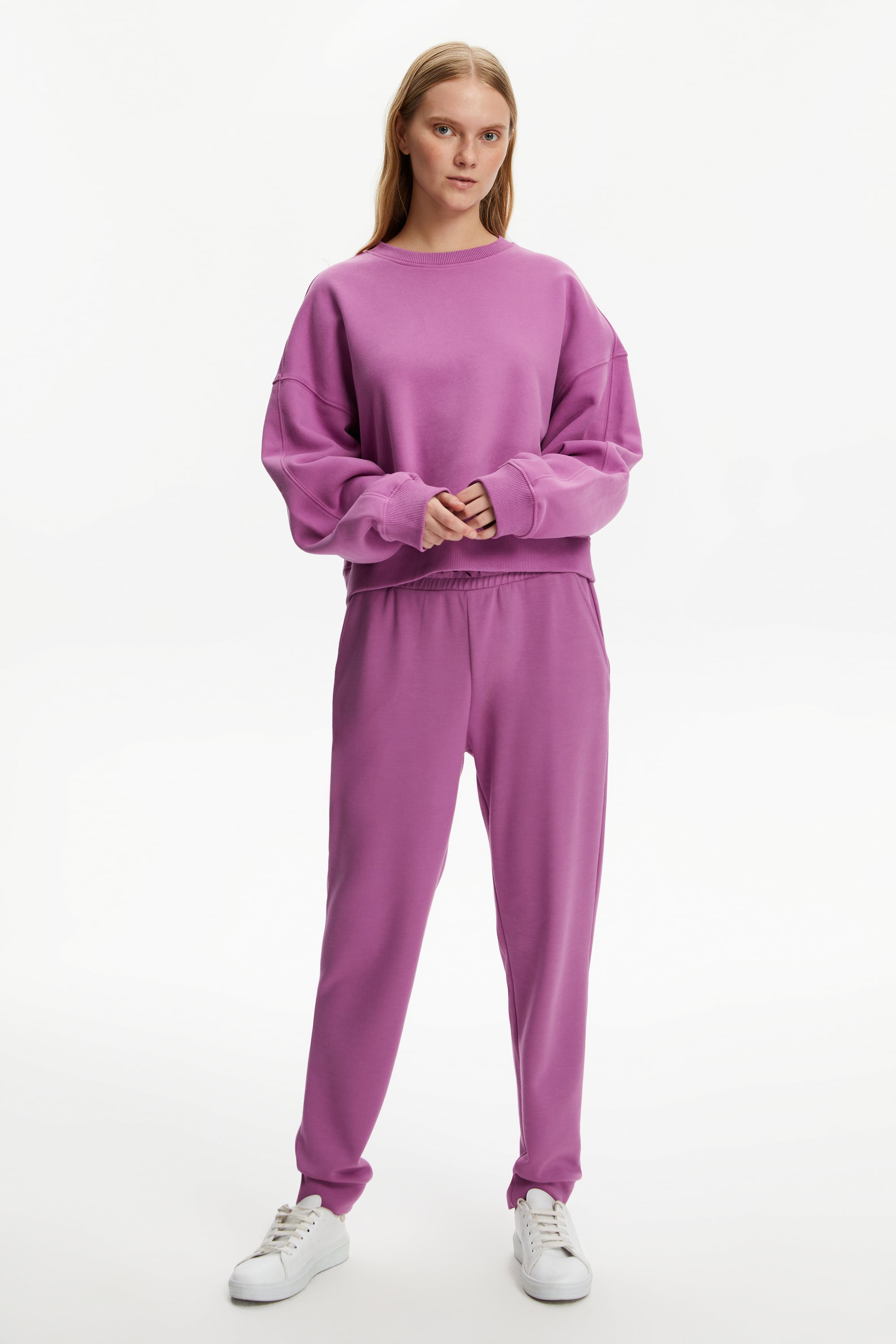 BİSİKLET YAKA SWEATSHIRT