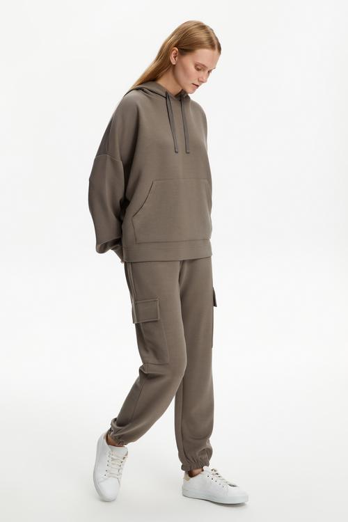  KAPÜŞONLU OVERSIZE SWEATSHIRT