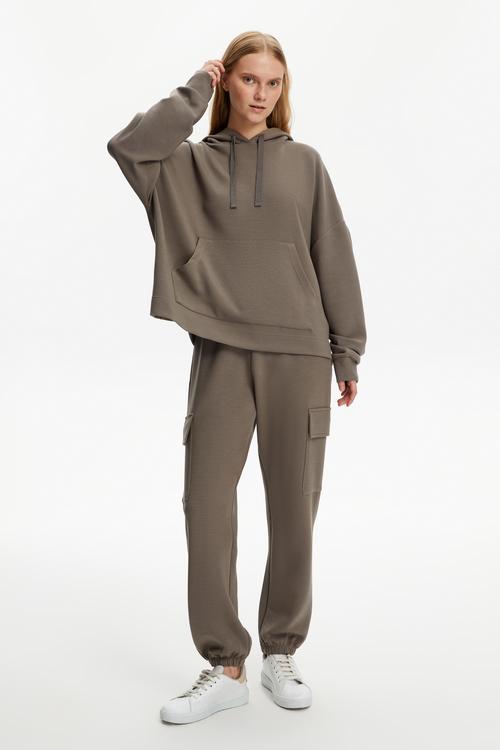  KAPÜŞONLU OVERSIZE SWEATSHIRT