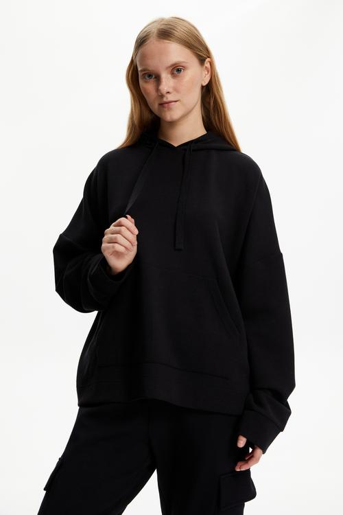  KAPÜŞONLU OVERSIZE SWEATSHIRT