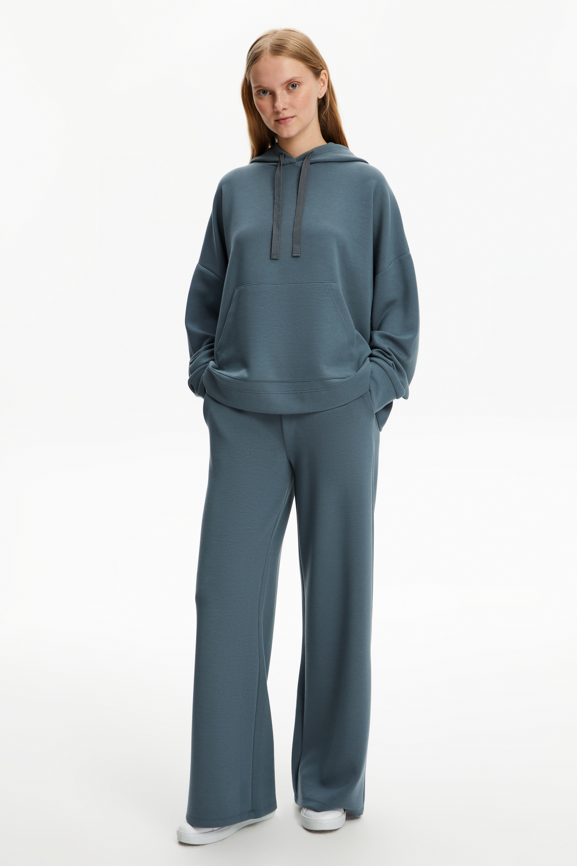 MODAL KARIŞIMLI WIDE LEG EŞOFMAN ALTI