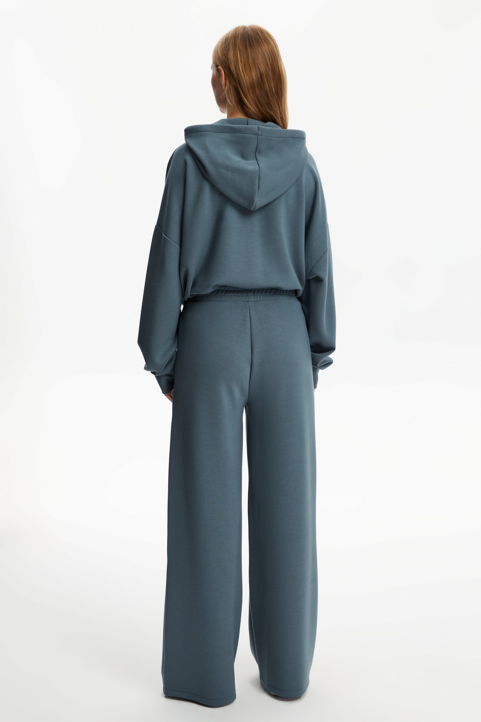 MODAL KARIŞIMLI WIDE LEG EŞOFMAN ALTI