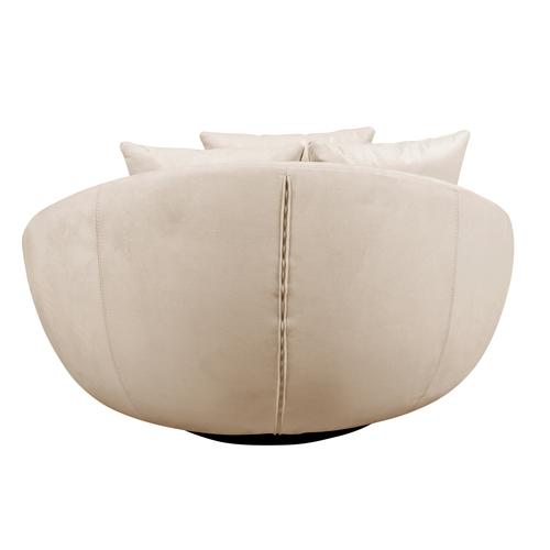  LOVELY BEJ NUBUK DÖNER KOLTUK