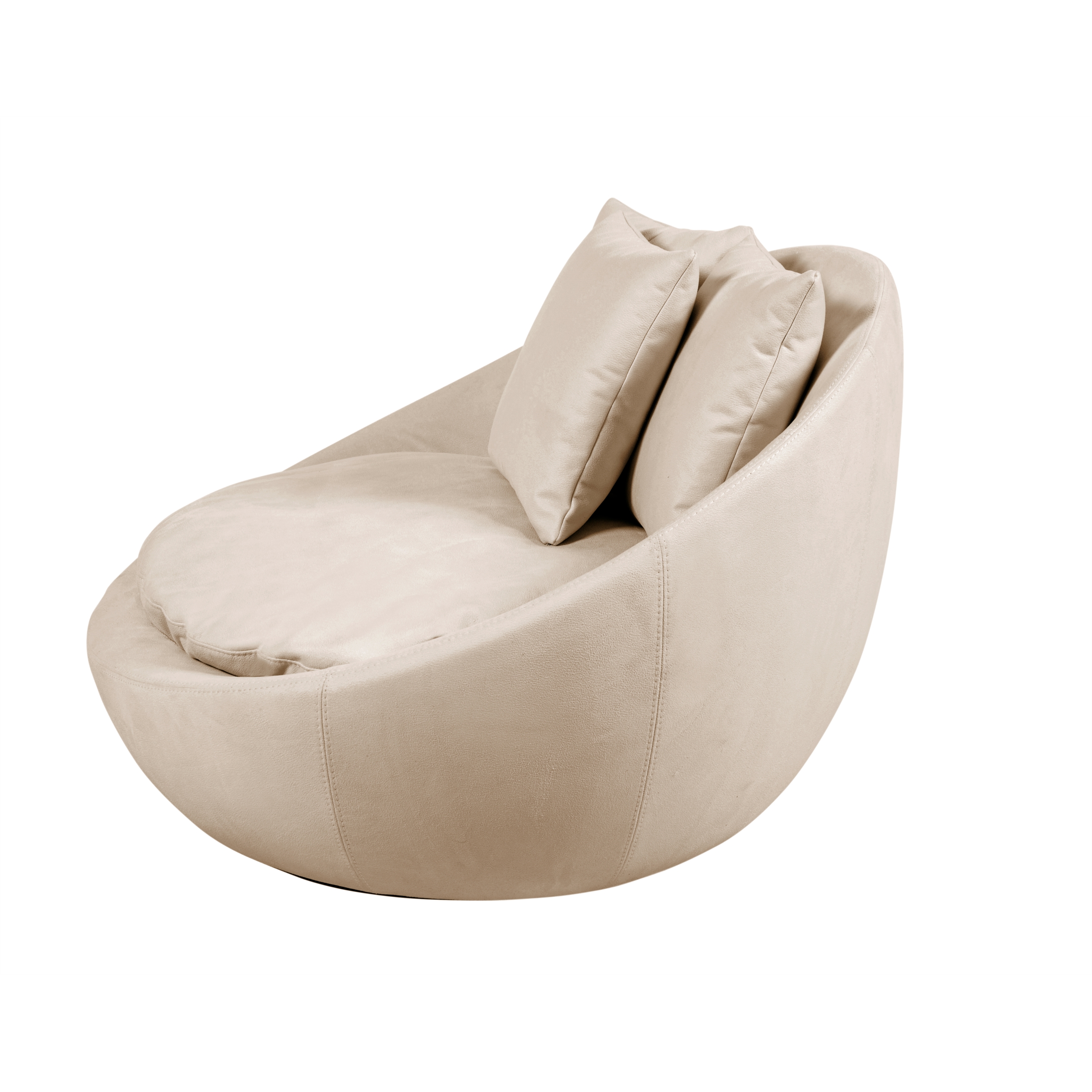 LOVELY BEJ NUBUK DÖNER KOLTUK