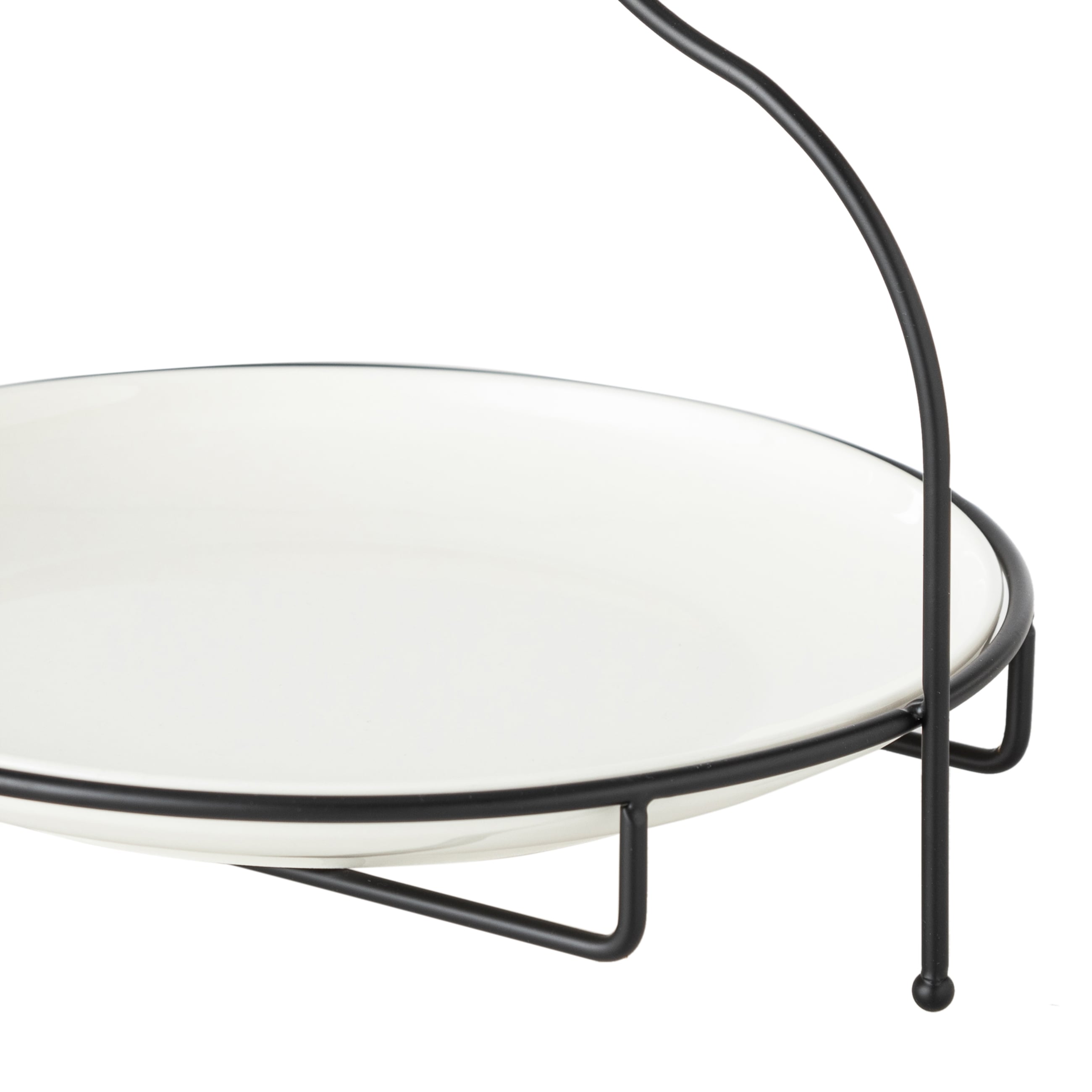 GURME STANDLI SUNUM 28CM - SİYAH