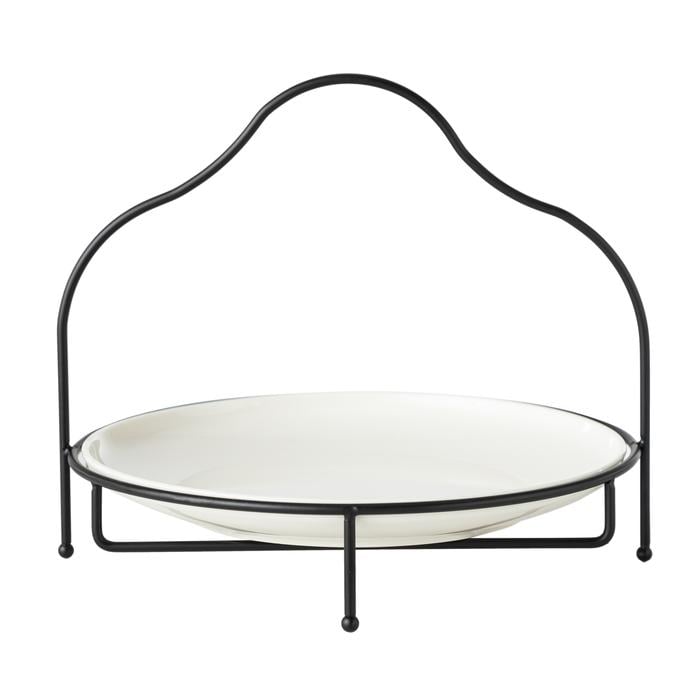 GURME STANDLI SUNUM 28CM - SİYAH