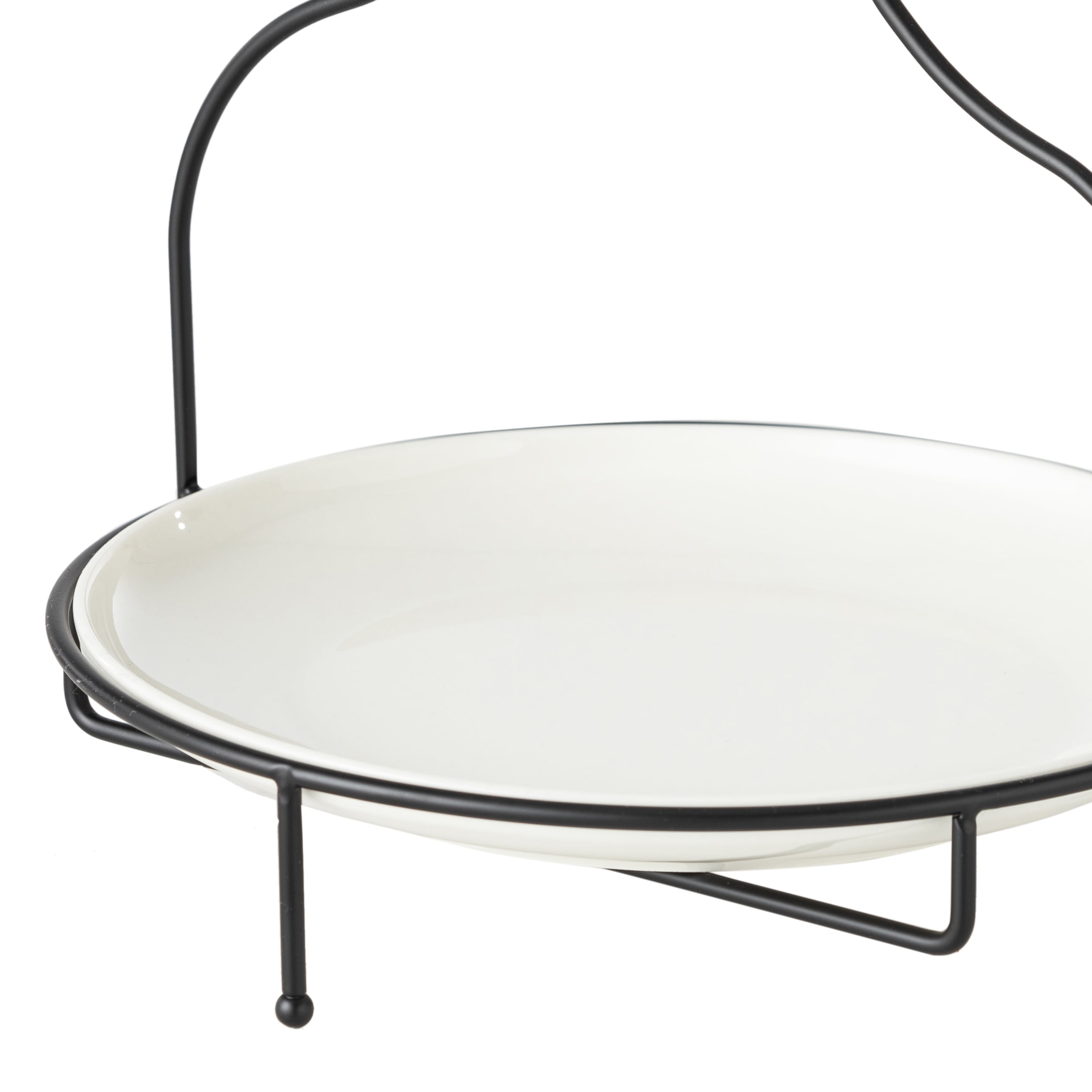 GURME STANDLI SUNUM 28CM - SİYAH