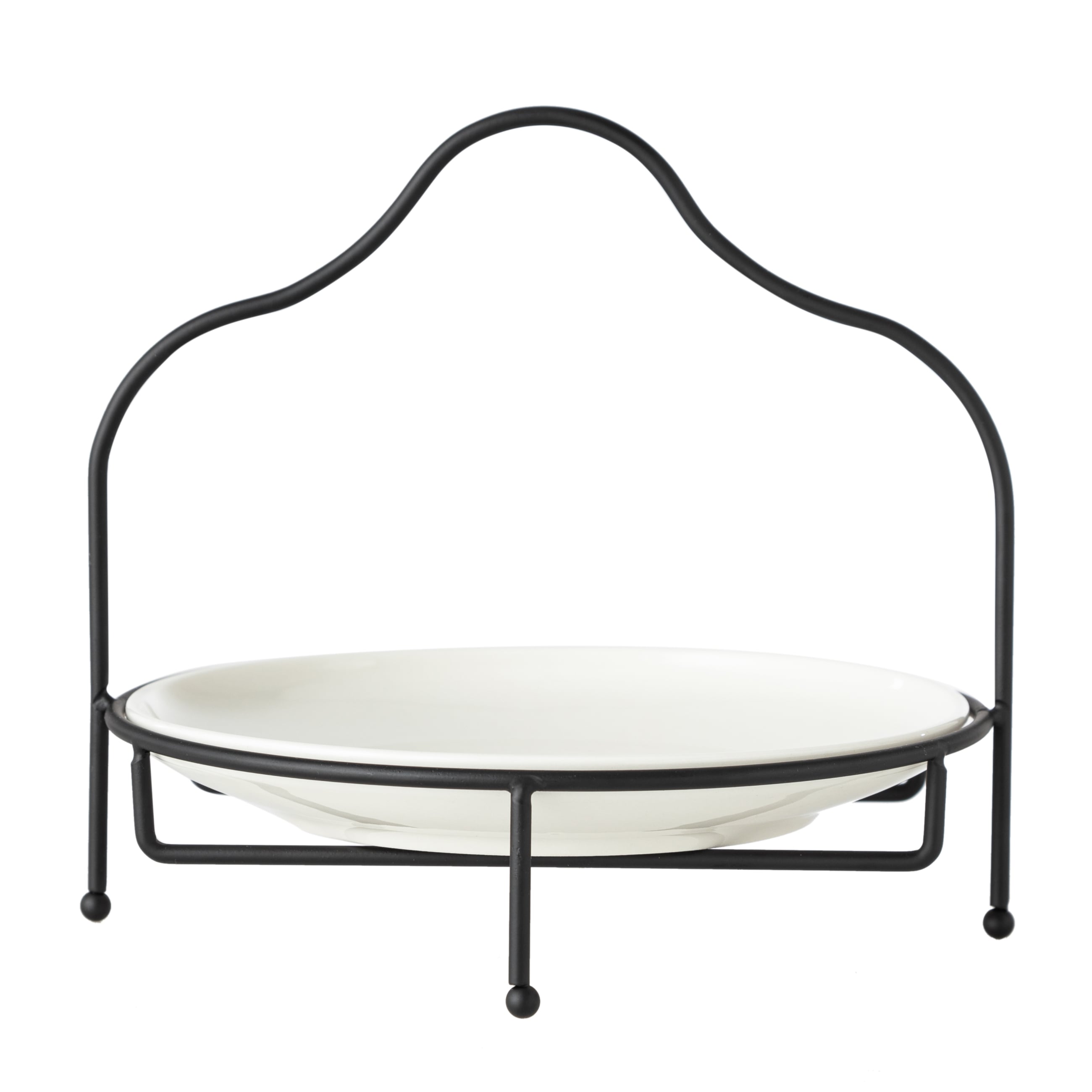 GURME STANDLI SUNUM 22CM - SİYAH