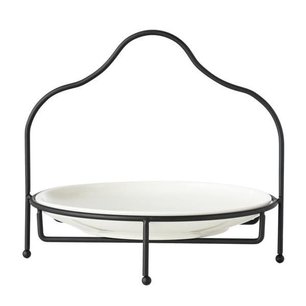 Mudo Home Gurme Standli Sunum 22Cm – Siyah