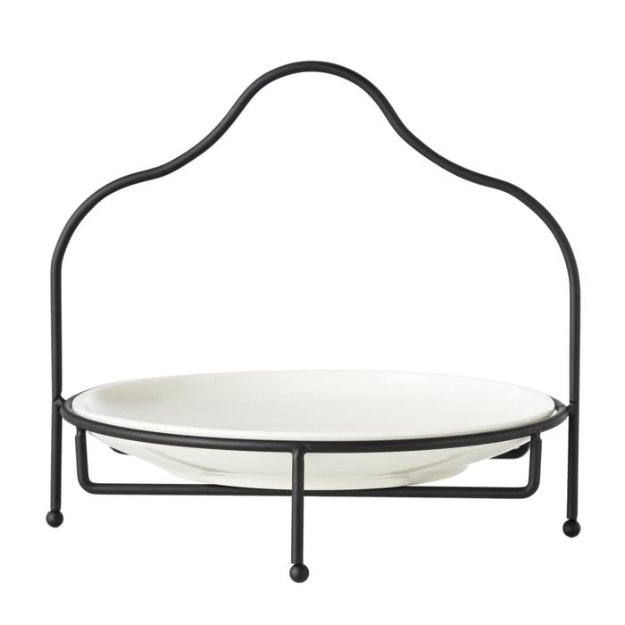 GURME STANDLI SUNUM 22CM - SİYAH