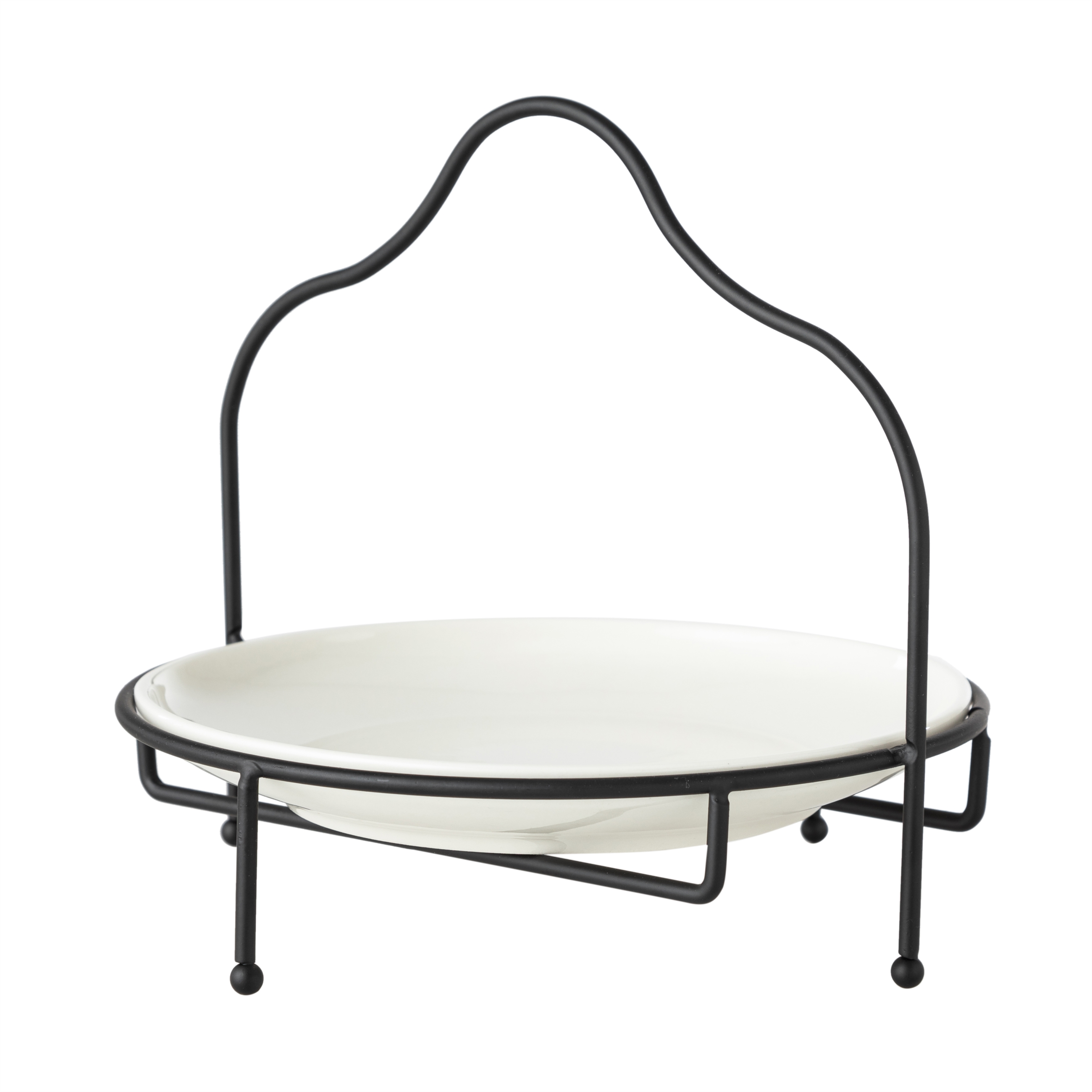 GURME STANDLI SUNUM 22CM - SİYAH